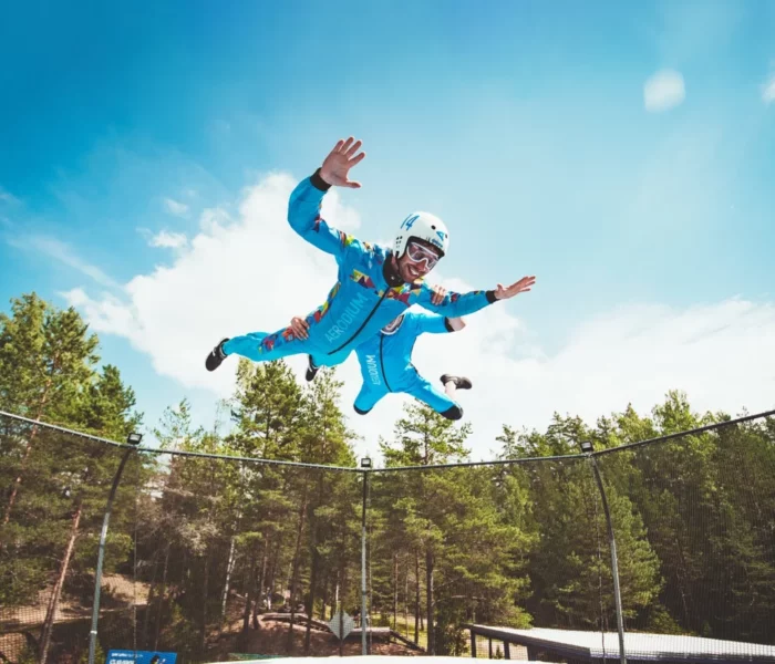 The Outdoor skydive machine at hangloose bluewater