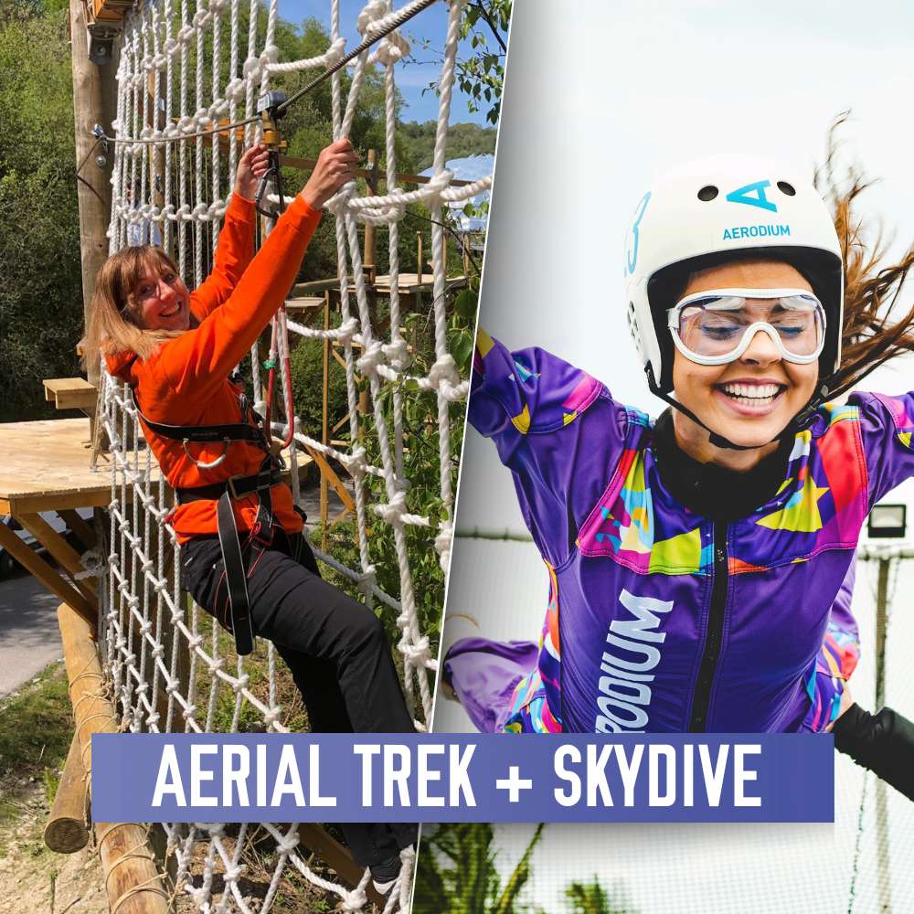 Aerial Trek and Skydive package at hangloose