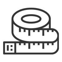 Hangloose Facts, tape measure graphic